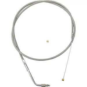 LA Choppers ステンレス スロットル ケーブル 15\