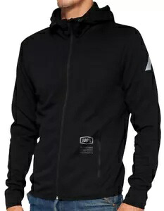 100% Viceroy メンズ フード付きジップ テック フリース ブラック 100% Viceroy Mens Hooded Zip Tech Fleece Black 【並行輸入品】