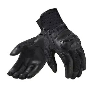 Rev'It Velocity メンズ レザー オートバイ グローブ ブラック Rev'It Velocity Mens Leather Motorcycle Gloves Black 【並行輸入品】