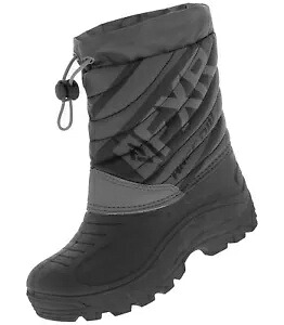 FXR オクタン ユース スノー ブーツ ブラック/チャコール FXR Octane Youth Snow Boots Black/Charcoal 【並行輸入品】