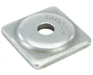 Woodys ナチュラル アルミニウム スクエア ディガー サポート プレート 96 パック (ASW2-3775-B) Woodys Natural Aluminum Square Digger Support Plates 96 Pack (ASW2-3775-B) 【並行輸入品】