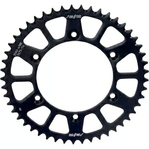 サンスターアルミワークス トリプルスター リアスプロケット ブラック 49丁(5-361949BK) Sunstar Aluminum Works Triplestar Rear Sprocket Black 49 Tooth (5-361949BK) 【並行輸入品】