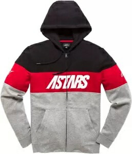 Alpinestars Grupo メンズ ジップ アップ フーディ ブラック/グレー Alpinestars Grupo Mens Zip Up Hoody Black/Gray 【並行輸入品】