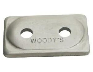 Woodys ダブルディガー ナチュラル アルミニウム サポート プレート 48 パック (ADD2-3775-B) Woodys Double Digger Natural Aluminum Support Plates 48 Pack (ADD2-3775-B) 【並行輸入品】