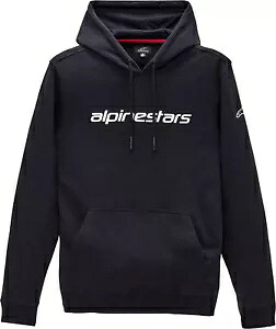 アルパインスターズ リニア メンズ プルオーバー フーディ ブラック Alpinestars Linear Mens Pullover Hoody Black 【並行輸入品】