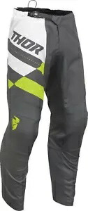 トール セクター チェッカー メンズ MX オフロード パンツ グレー/アシッド Thor Sector Checker Mens MX Offroad Pants Gray/Acid 【並行輸入品】