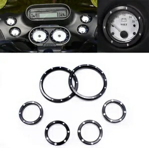 計器板バーストゲージベゼル ツーリング 2004-13 エレクトラグライド FLHT 用 Instrument Board Burst Gauge Bezel For Touring 2004-13 Electra Glide FLHT 【並行輸入品】