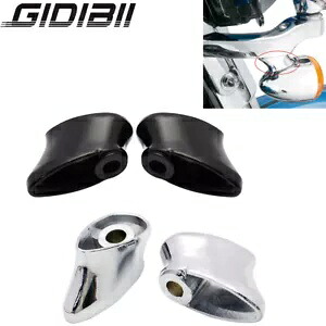 ハーレー 2014 以降ツーリングおよびトライグライドモデル用ターンシグナルスタンドオフマウント 2 個 2x Turn Signal Standoff Mounts For Harley 2014-later Touring And Tri Glide Model 【並行輸入品】
