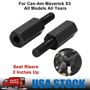 Can-Am Maverick X3用2インチシートライザー、2個リフトキットスチール高さ2インチアップ 2” Seat Risers For Can-Am Maverick X3, 2 PCS Lift Kit Steel 2 Inches Height Up 【並行輸入品】 34,320円