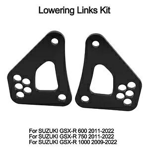 スズキ GSX-R600/750 2011-2022、GSX-R1000 2009-22 用ロアリングリンクキットのペア Pair of Lowering Links Kit For Suzuki GSX-R600/750 2011-2022,GSX-R1000 2009-22 【並行輸入品】