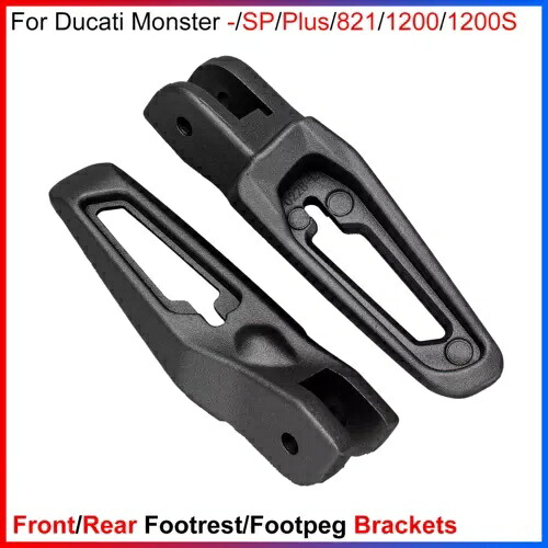 左/右フットレスト/フットペグブラケット Ducati Monster -/SP/Plus/821/1200/1200S用 Left/Right Footrest/Footpeg Brackets For Ducati Monster -/SP/Plus/821/1200/1200S 【並行輸入品】