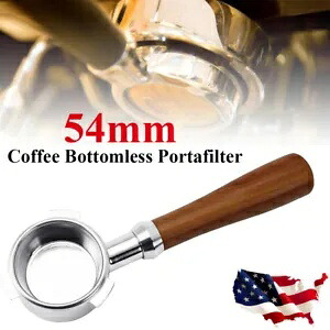 USA 54mm コーヒーボトムレスポルタフィルター フィルターバスケット付き Breville Barista Seri 用 USA 54mm Coffee Bottomless Portafilter W/Filter Basket For Breville Barista Seri 【並行輸入品】