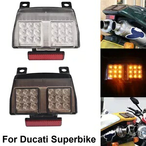 Ducati スーパーバイク 748/916/996/998 LED テールライトブレーキターンシグナル統合 For Ducati Superbike 748/916/996/998 LED Tail Light Brake Turn Signal Integrated 【並行輸入品】