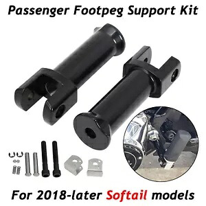 助手席フットペグサポートキット ハーレーソフテイル 2018+ フットレストマウントブラケット用 Passenger Foot Peg Support Kit For Harley Softail 2018+ Footrest Mount Brackets 【並行輸入品】