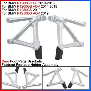 リアフットペグブラケットフットレストフットペグホルダーアセンブリBMW R 1200GS LC ADV用 Rear Foot Pegs Brackets Footrest Footpeg Holder Assembly For BMW R 1200GS LC ADV 【並行輸入品】