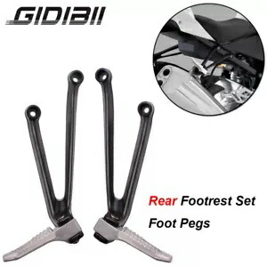 リアフットレストセットフットペグ BMW S1000R 13-16、S1000RR 2008-2018、HP4 13-16用 Rear Footrest Set Foot Pegs For BMW S1000R 13-16, S1000RR 2008-2018, HP4 13-16 【並行輸入品】