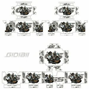 アルミボックスパニア反射デカール装飾ステッカー BMW R1200GS/LC/ADV Aluminum Box Pannier Reflective Decal Decorative Stickers For BMW R1200GS/LC/ADV 【並行輸入品】