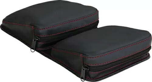 ショー クローム キャリバー ダッシュボード ポーチ ブラック/ブラック/レッド #H44-4RED ポラリス Show Chrome Kaliber Dashboard Pouch Black/Black/Red #H44-4RED Polaris 【並行輸入品】