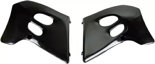 UFO ラジエーターシュラウド ブラック SU02945001 スズキ RM125/RM250 1993-1995用 UFO Radiator Shrouds Black SU02945001 for Suzuki RM125/RM250 1993-1995 【並行輸入品】