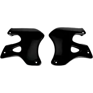 UFO ラジエーターシュラウド ブラック SU02958001 スズキ RM125/RM250 1996-1998用 UFO Radiator Shrouds Black SU02958001 for Suzuki RM125/RM250 1996-1998 【並行輸入品】