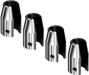 太いスポーク用の No-Mar ホイール重量 (3/8 インチ) 4 パック クロム真鍮 1.3 オンス。 No-Mar Wheel Weight for Thick Spokes (3/8\