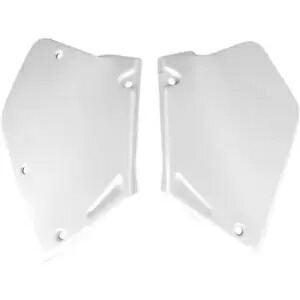 UFO サイドパネル ホワイト HO02673041 ホンダ CR125R/CR250R 2 ストローク用 UFO Side Panels White HO02673041 for Honda CR125R/CR250R 2-Stroke 【並行輸入品】