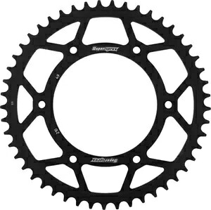 Supersprox レーシング スチール リア スプロケット 520 49T ブラック #RFE-210-49-BLK ホンダ用 Supersprox Racing Steel Rear Sprocket 520 49T Black #RFE-210-49-BLK for Honda 【並行輸入品】
