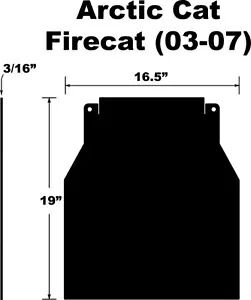 実証済みのデザイン スノー フラップ #SF037FCPB Arctic Cat Proven Design Snow Flap #SF037FCPB Arctic Cat 【並行輸入品】