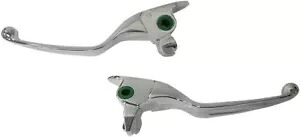 ドラッグスペシャリティーズ スムースワイドブレードレバーセット クローム #174364 Drag Specialties Smooth Wide Blade Lever Set Chrome #174364 【並行輸入品】