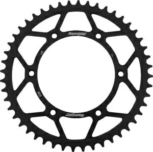 Supersprox レーシング スチール リア スプロケット 520 48T ブラック #RFE-808-48-BLK Supersprox Racing Steel Rear Sprocket 520 48T Black #RFE-808-48-BLK 【並行輸入品】
