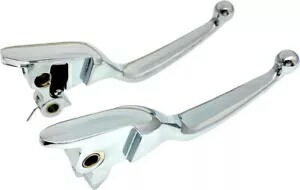 ハードドライブ スムース レバー セット クローム #053840 ハーレーダビッドソン HardDrive Smooth Lever Set Chrome #053840 Harley Davidson 【並行輸入品】