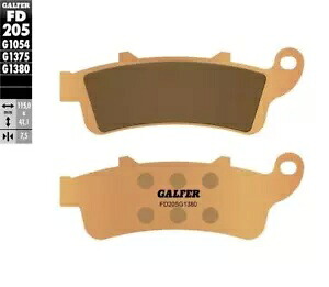 Galfer HH 焼結ブレーキパッド #FD205G1380 ホンダ/ビクトリー用 Galfer HH Sintered Brake Pads #FD205G1380 for Honda/Victory 【並行輸入品】