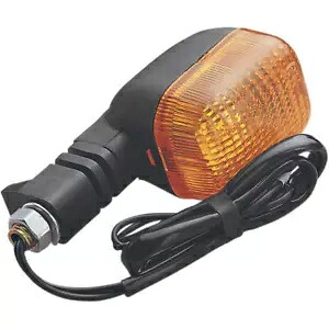 K&S デュアル スポーツ ウインカー セット シングル フィラメント 12V ブラック アンバー K&S Dual Sport Turn Signal Set Single Filament 12V Black Amber 【並行輸入品】