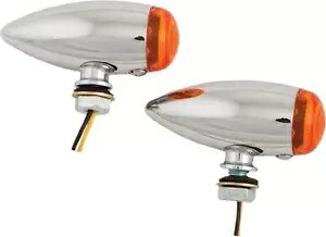 ハードドライブ LED ブレット マーカー ライト クロム アンバー レンズ HardDrive LED Bullet Marker Light Chrome Amber Lens 【並行輸入品】