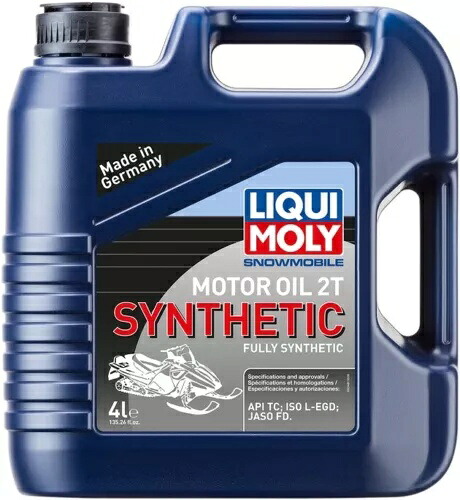 LIQUI MOLY スノーモービル合成 2 ストローク モーター オイル 2T 4 リットル LIQUI MOLY Snowmobile Synthetic 2-Stroke Motor Oil 2T 4 Liter 【並行輸入品】