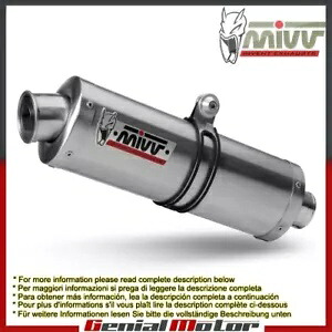 Mivv 排気マフラー オーバル ステンレススチール ヤマハ TDM 900 2002 - 2014用 Mivv Exhaust Mufflers Oval Stainless Steel for Yamaha Tdm 900 2002 - 2014 【並行輸入品】