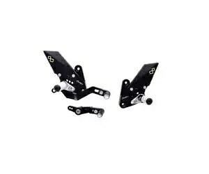 LIGHTECH アジャスタブルフットレスト ソリッドフットレスト 17 ヤマハ MT09 トレーサー 2021 2023- LIGHTECH Adjustable Footrests Solid Footrest 17 Yamaha MT09 Tracer 2021 2023- 【並行輸入品】