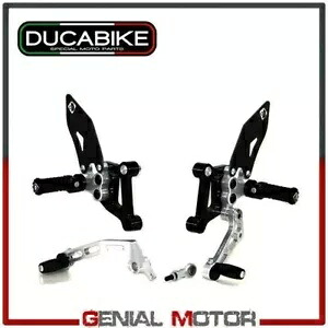 フットレスト システム Sp im Ergal ブラックシルバー Ducabike Ducati 848 2008 - 2013- Footrest system Sp im Ergal black-silver Ducabike Ducati 848 2008 - 2013- 【並行輸入品】