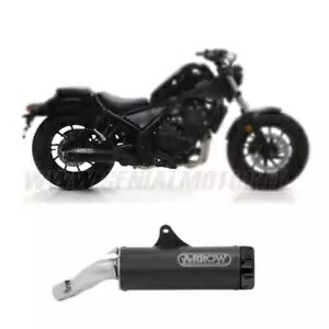エキゾースト アローアプリ Rebel Black F Alu Dark HONDA CMX 500 2020 2022 Exhaust Arrow App Rebel Black F Alu Dark HONDA CMX 500 2020 2022 【並行輸入品】