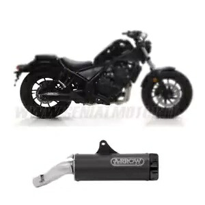 エキゾースト アローアプリ Rebel Black F Alu Dark HONDA CMX 500 2020 2022 Exhaust Arrow App Rebel Black F Alu Dark HONDA CMX 500 2020 2022 【並行輸入品】｜カスタムパーツ WORLD倉庫