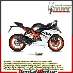 Mivv コンプリートエキゾースト Suono ブラック ステンレススチール Ktm Rc 390 2014 - 2016 用 Mivv Complete Exhaust Suono Black Stainless Steel for Ktm Rc 390 2014 - 2016 【並行輸入品】｜カスタムパーツ WORLD倉庫