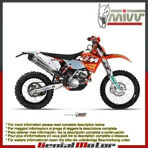 Mivv コンプリートエキゾースト より強力なステンレススチール Ktm Exc 250 F 2011 用 Mivv Complete Exhaust Stronger Stainless Steel for Ktm Exc 250 F 2011 【並行輸入品】