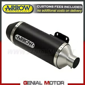 エキゾーストマフラー キャットアロー アーバン アルミニウム ブラック ホンダ Sh 300 I 2020 20 Exhaust Muffler Kat Arrow Urban Aluminium Black Honda Sh 300 I 2020 20 【並行輸入品】