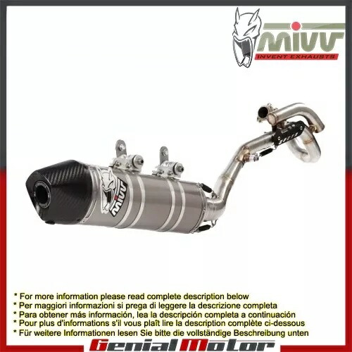 Mivv コンプリートエキゾースト より強力なステンレススチール Ktm Sx-F 350 2011 - 2012 用 Mivv Complete Exhaust Stronger Stainless Steel for Ktm Sx-F 350 2011 - 2012 【並行輸入品】