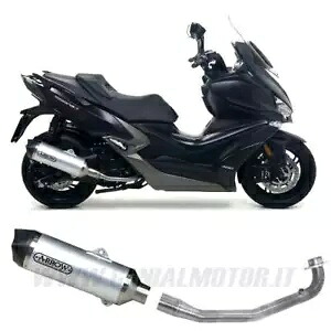 フルエキゾースト アロー承認アルミニウム KYMCO XCITING 400i S 2019 - 2020用 Full Exhaust Arrow Approved Alu for KYMCO XCITING 400i S 2019 - 2020 【並行輸入品】