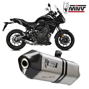 Mivv コンプリートエキゾースト スピード エッジ イノックス ヤマハ トレーサー 700 GT 2016 - 2020用 Mivv Complete Exhaust Speed Edge Inox for YAMAHA TRACER 700 GT 2016 - 2020 【並行輸入品】