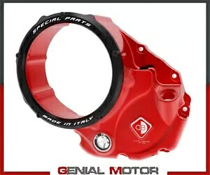 DUCABIKE Transp オイル クラッチ カバー レッド ブラック 3DEvo Ducati SUPERSPORT 2017 DUCABIKE Transp Oil Clutch Cover RED-BLACK 3DEvo Ducati SUPERSPORT 2017 【並行輸入品】