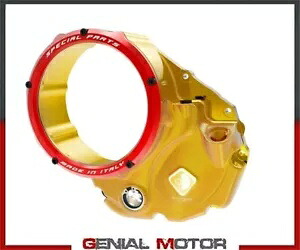 3D-Evo オイルバス クラッチ カバー DUCABIKE CCDV06BA ゴールドレッド Ducati XDIAVEL 2016 2022 3D-Evo Oil Bath Clutch Cover DUCABIKE CCDV06BA GOLD-RED Ducati XDIAVEL 2016 2022 【並行輸入品】