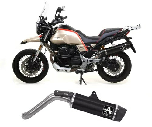 エキゾースト アロー インディ レース アルミニウム ブラック MOTO GUZZI V85 TT 2019 - 2020 Exhaust Arrow Indy Race Aluminium Black MOTO GUZZI V85 TT 2019 - 2020 【並行輸入品】