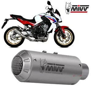 Mivv コンプリートエキゾースト MK3 Inox ホンダ CB 650 F 2014 - 2018 Mivv Complete Exhaust MK3 Inox for HONDA CB 650 F 2014 - 2018 【並行輸入品】